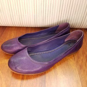 Frye Ballet Flats - Purple, Size 9